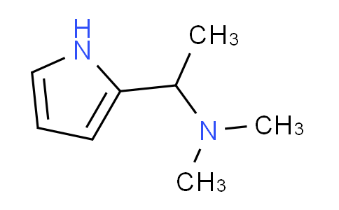 CAS No. 56139-76-5, N,N-dimethyl-1-(1H-pyrrol-2-yl)ethanamine