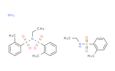 CAS No. 56187-04-3, ammonia; N-ethyl-2-methylbenzenesulfonamide; N-ethyl-2-methyl-N-(2-methylphenyl)sulfonylbenzenesulfonamide