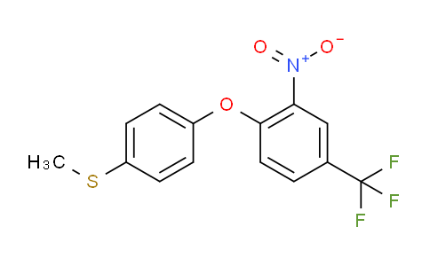 CAS No. 56191-23-2, Methyl(4-(2-nitro-4-(trifluoromethyl)phenoxy)phenyl)sulfane
