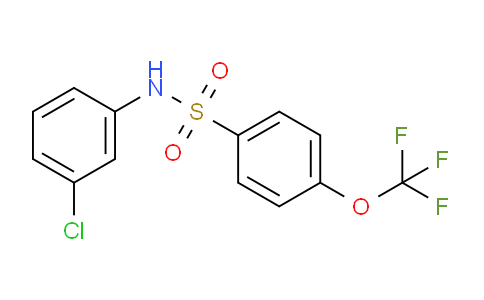 CAS No. 562079-15-6, N-(3-chlorophenyl)-4-(trifluoromethoxy)benzenesulfonamide