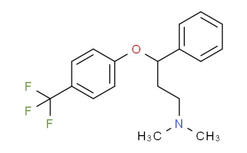 CAS No. 56225-81-1, N,N-Dimethyl-gamma-[4-(trifluoromethyl)phenoxy]benzenepropanamine