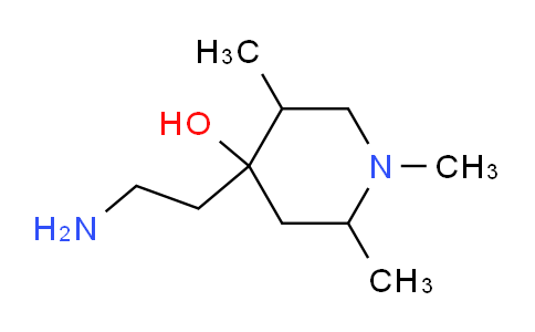CAS No. 56288-57-4, 4-(2-Aminoethyl)-1,2,5-trimethylpiperidin-4-ol