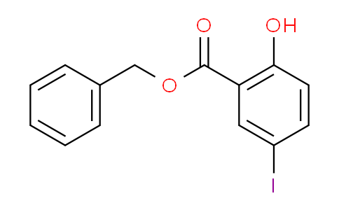 CAS No. 56529-83-0, 2-hydroxy-5-iodobenzoic acid (phenylmethyl) ester