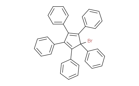 CAS No. 56849-84-4, 1-bromo-1,2,3,4,5-pentaphenylcyclopenta-2,4-diene