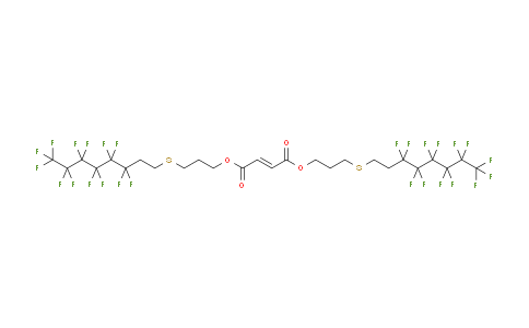 CAS No. 56927-83-4, 2-butenedioic acid bis[3-(3,3,4,4,5,5,6,6,7,7,8,8,8-tridecafluorooctylthio)propyl] ester