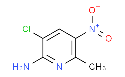 CAS No. 56960-81-7, 3-chloro-6-methyl-5-nitro-2-Pyridinamine