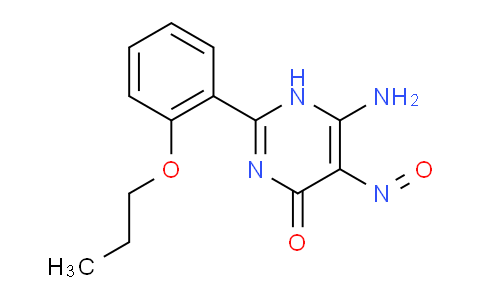 CAS No. 57075-57-7, 6-amino-5-nitroso-2-(2-propoxyphenyl)-1H-pyrimidin-4-one