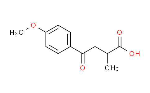 CAS No. 5717-16-8, 4-(4-methoxyphenyl)-2-methyl-4-oxobutanoic acid