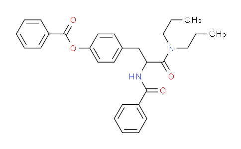 CAS No. 57227-08-4, benzoic acid [4-[2-benzamido-3-(dipropylamino)-3-oxopropyl]phenyl] ester