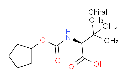 CAS No. 572924-00-6, (S)-2-(((Cyclopentyloxy)carbonyl)amino)-3,3-dimethylbutanoic acid