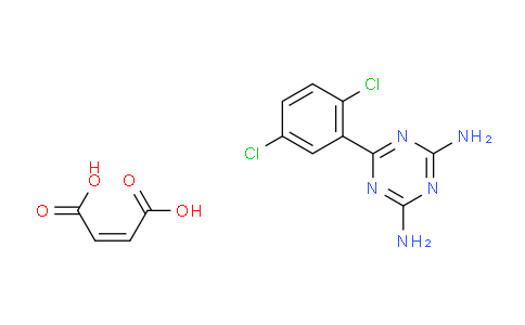 CAS No. 57381-28-9, 6-(2,5-Dichlorophenyl)-1,3,5-triazine-2,4-diamine maleate
