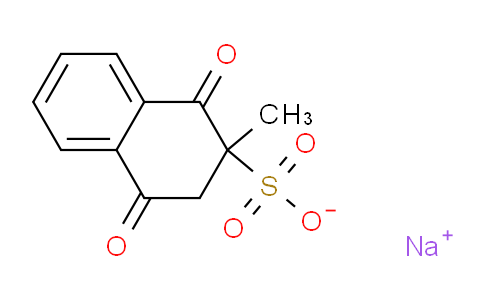 CAS No. 57414-02-5, sodium 2-methyl-1,4-dioxo-3H-naphthalene-2-sulfonate