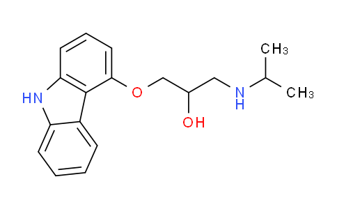 CAS No. 57775-29-8, 1-((9H-Carbazol-4-yl)oxy)-3-(isopropylamino)propan-2-ol
