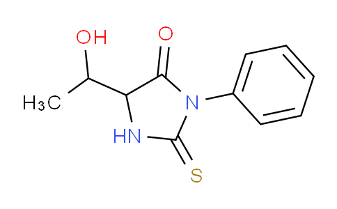 CAS No. 5789-21-9, 5-(1-hydroxyethyl)-3-phenyl-2-sulfanylidene-4-imidazolidinone