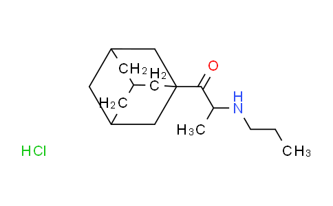 CAS No. 5807-65-8, 1-(1-adamantyl)-2-(propylamino)-1-propanone hydrochloride
