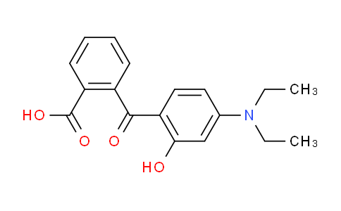 CAS No. 5809-23-4, 2-(4-(Diethylamino)-2-hydroxybenzoyl)benzoic acid