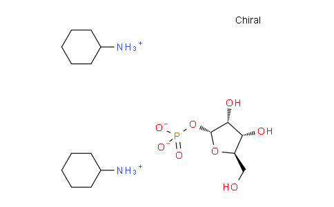 CAS No. 58459-37-3, ALPHA-D-RIBOFURANOSE-1-PHOSPHATE CYCLOHEXYLAMMONIUM SALT