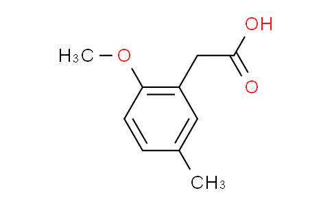 CAS No. 58506-24-4, 2-Methoxy-5-methylphenylacetic acid