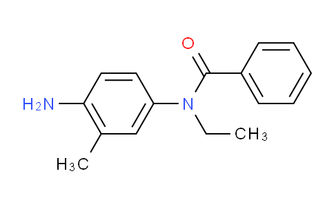 CAS No. 5856-00-8, N-(4-Amino-3-methylphenyl)-N-ethylbenzamide