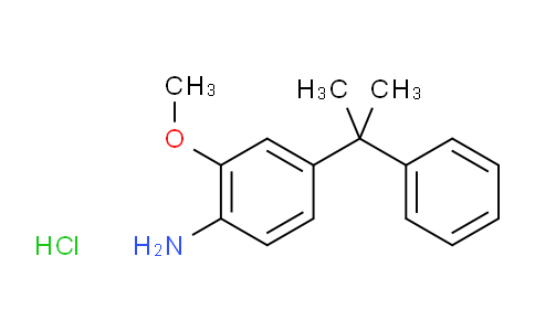 CAS No. 58999-69-2, 2-methoxy-4-(2-phenylpropan-2-yl)aniline hydrochloride