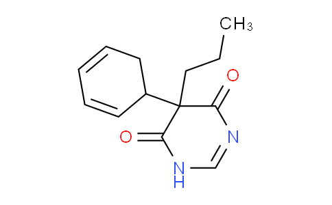 CAS No. 59026-31-2, 5-(1-cyclohexa-2,4-dienyl)-5-propyl-1H-pyrimidine-4,6-dione