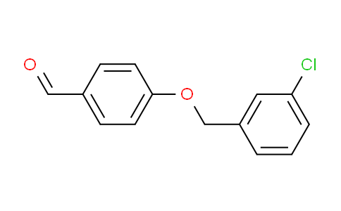 CAS No. 59067-43-5, 4-((3-Chlorobenzyl)oxy)benzaldehyde
