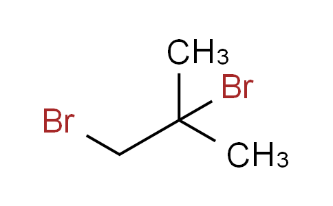 CAS No. 594-34-3, 1,2-Dibromo-2-methylpropane