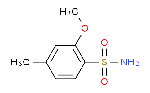 CAS No. 59554-39-1, 2-Methoxy-4-methylbenzenesulfonamide
