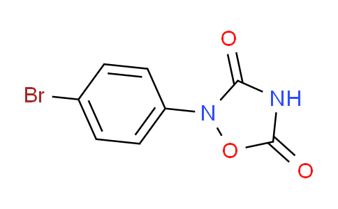 CAS No. 59746-14-4, 2-(4-bromophenyl)-1,2,4-oxadiazolidine-3,5-dione