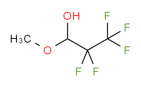 CAS No. 59872-84-3, 2,2,3,3,3-Pentafluoro-1-methoxypropan-1-ol