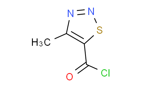 CAS No. 59944-65-9, 4-Methyl-1,2,3-thiadiazole-5-carbonyl chloride