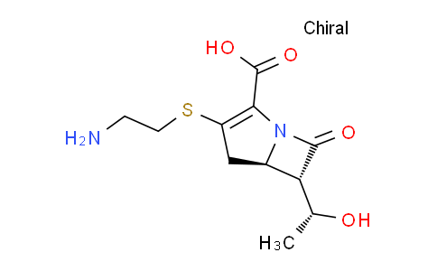 CAS No. 59995-64-1, (5R,6S)-3-(2-aminoethylthio)-6-[(1R)-1-hydroxyethyl]-7-oxo-1-azabicyclo[3.2.0]hept-2-ene-2-carboxylic acid