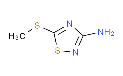 CAS No. 60093-10-9, 5-(methylthio)-1,2,4-thiadiazol-3-amine