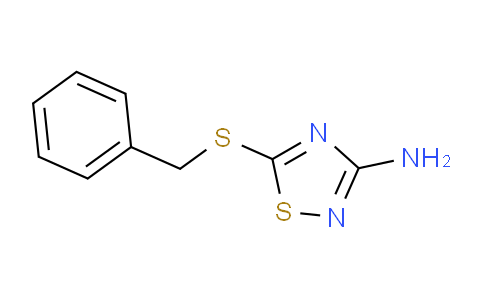 CAS No. 60093-11-0, 5-(Benzylthio)-1,2,4-thiadiazol-3-amine