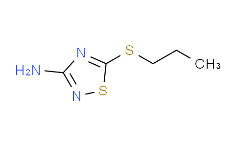 CAS No. 60093-13-2, 3-Amino-5-propylthio-1,2,4-thiadiazole