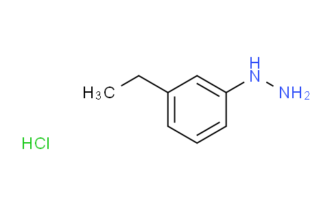 CAS No. 60481-49-4, (3-Ethylphenyl)hydrazine hydrochloride