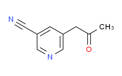 CAS No. 605681-10-5, 5-(2-oxopropyl)-3-pyridinecarbonitrile