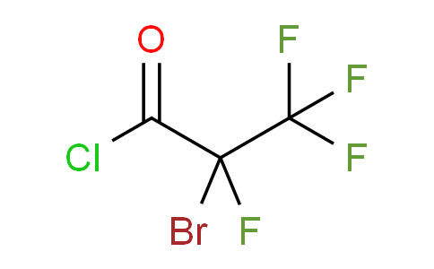 CAS No. 6066-45-1, 2-bromo-2,3,3,3-tetrafluoropropanoyl chloride