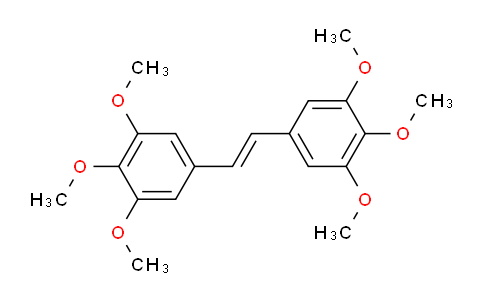 CAS No. 61240-22-0, (E)-1,2-Bis(3,4,5-trimethoxyphenyl)ethene