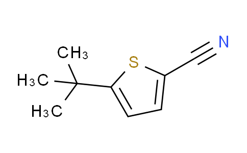 CAS No. 612504-43-5, 5-tert-butyl-2-thiophenecarbonitrile