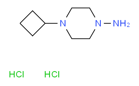 CAS No. 61379-68-8, 4-Cyclobutylpiperazin-1-amine dihydrochloride
