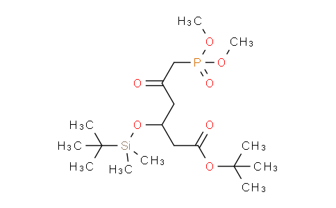 CAS No. 615556-98-4, Tert-butyl 3-[tert-butyl(dimethyl)silyl]oxy-6-dimethoxyphosphoryl-5-oxohexanoate