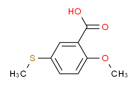 CAS No. 61694-97-1, 5-(methylthio)-o-anisic acid