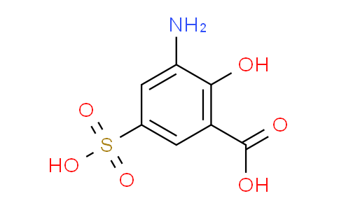CAS No. 6201-86-1, 3-amino-2-hydroxy-5-sulfobenzoic acid
