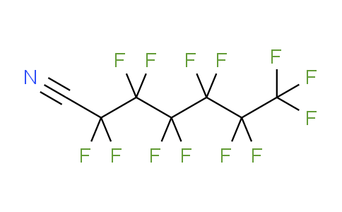 CAS No. 62038-08-8, 2,2,3,3,4,4,5,5,6,6,7,7,7-tridecafluoroheptanenitrile