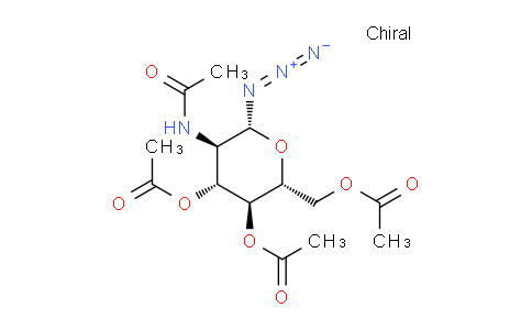 CAS No. 6205-69-2, 2-ACETAMIDO-3,4,6-TRI-O-ACETYL-2-DEOXY-BETA-D-GLUCOPYRANOSYL AZIDE