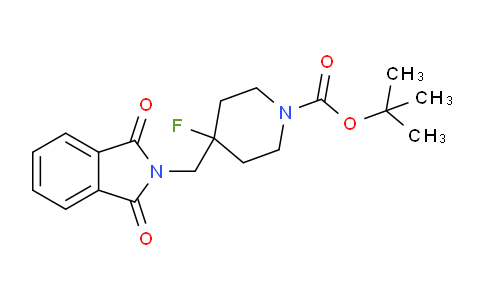 CAS No. 620611-28-1, Tert-butyl 4-[(1,3-dioxoisoindol-2-yl)methyl]-4-fluoropiperidine-1-carboxylate