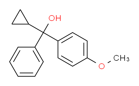 CAS No. 62587-03-5, Cyclopropyl(4-methoxyphenyl)(phenyl)methanol