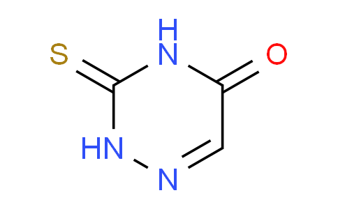 CAS No. 626-08-4, 3-sulfanylidene-2H-1,2,4-triazin-5-one
