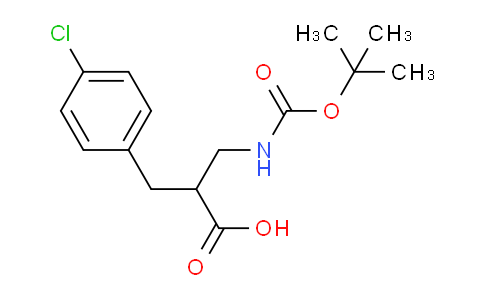 CAS No. 626220-65-3, 2-[(4-chlorophenyl)methyl]-3-[[(2-methylpropan-2-yl)oxy-oxomethyl]amino]propanoic acid